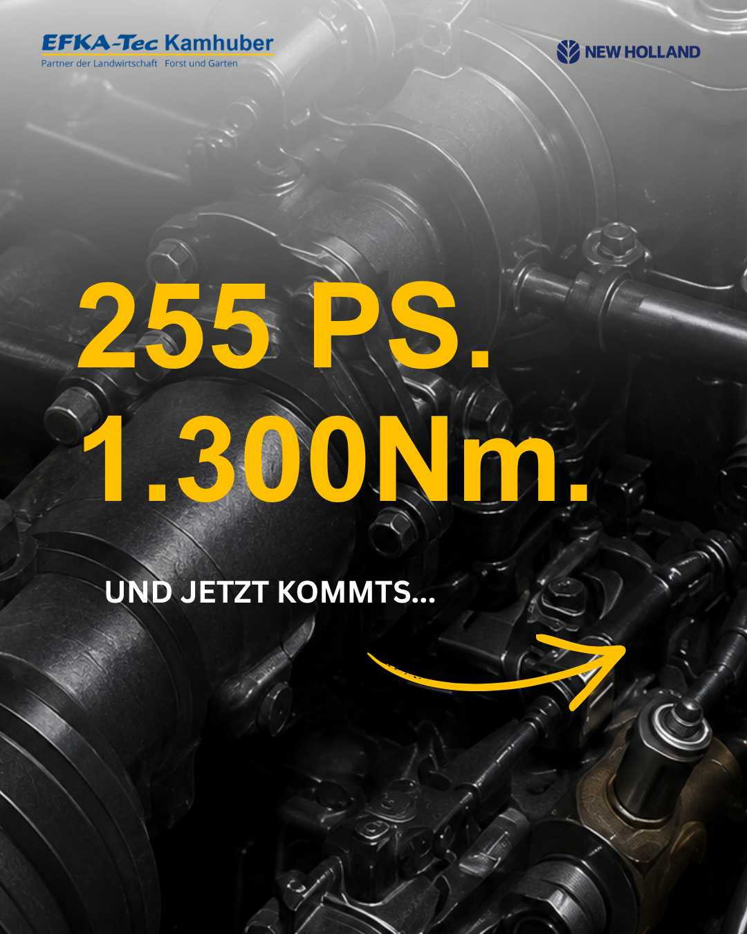 New Holland W170D+ Forage Power 255 PS und 1300 Nm